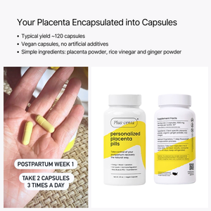 Placenta Encapsulation Kit for Postpartum Recovery, Professional Lab-Based Processing, Nationwide Shipping | Pluscenta